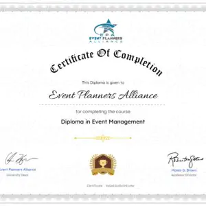 Certificate in Event Management