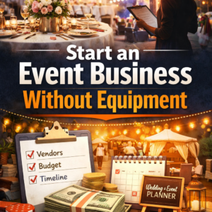 How to Start an Event Business Without Equipment