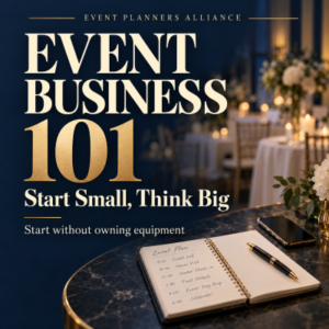 Event Business 101: Start Small, Think Big